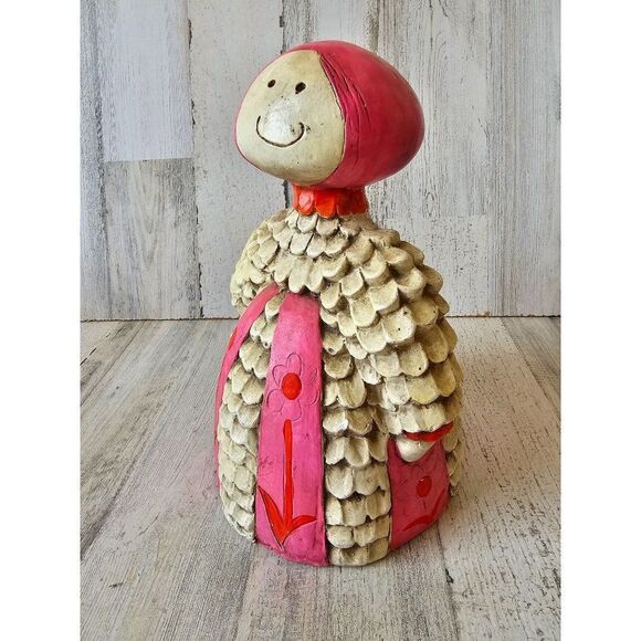 Kimro 1991 chalkware Lady vintage decor woman - Picture 2 of 11